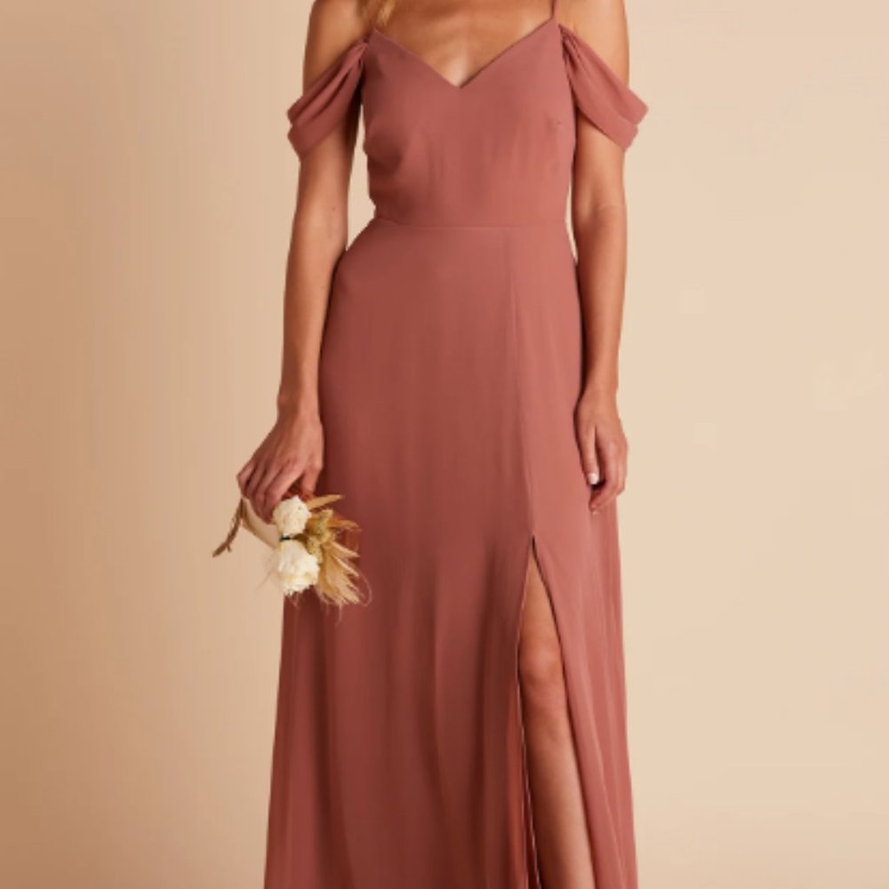 BIRDY GREY DEVIN CONVERTIBLE DRESS IN DESERT ROSE M/8/10